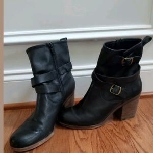 Lucky Brand Orenzo Black Boots Size 10